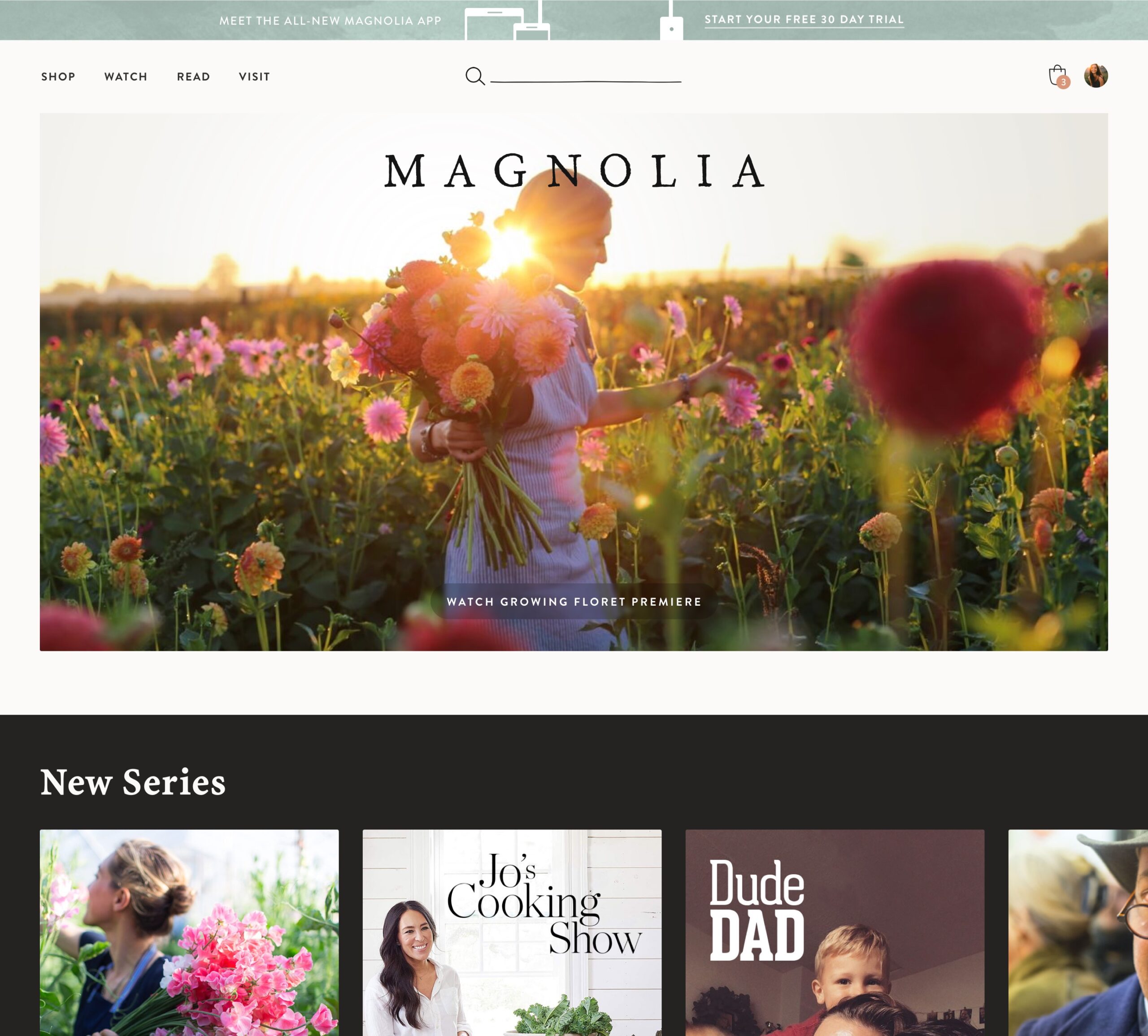 Magnolia website